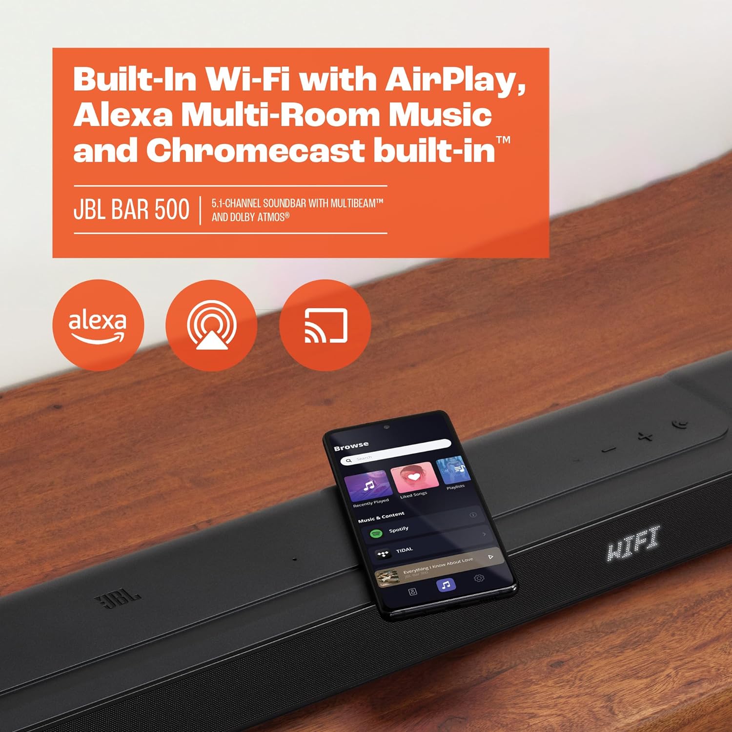 🔥Last Day Limited Time Sale - JBL Bar 500: 5.1-Channel soundbar with MultiBeamTM and Dolby Atmos®